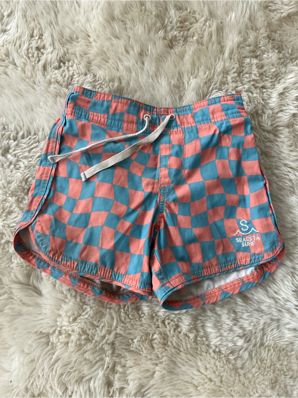 Sea Esta Surf Checkerboard Swim Trunks